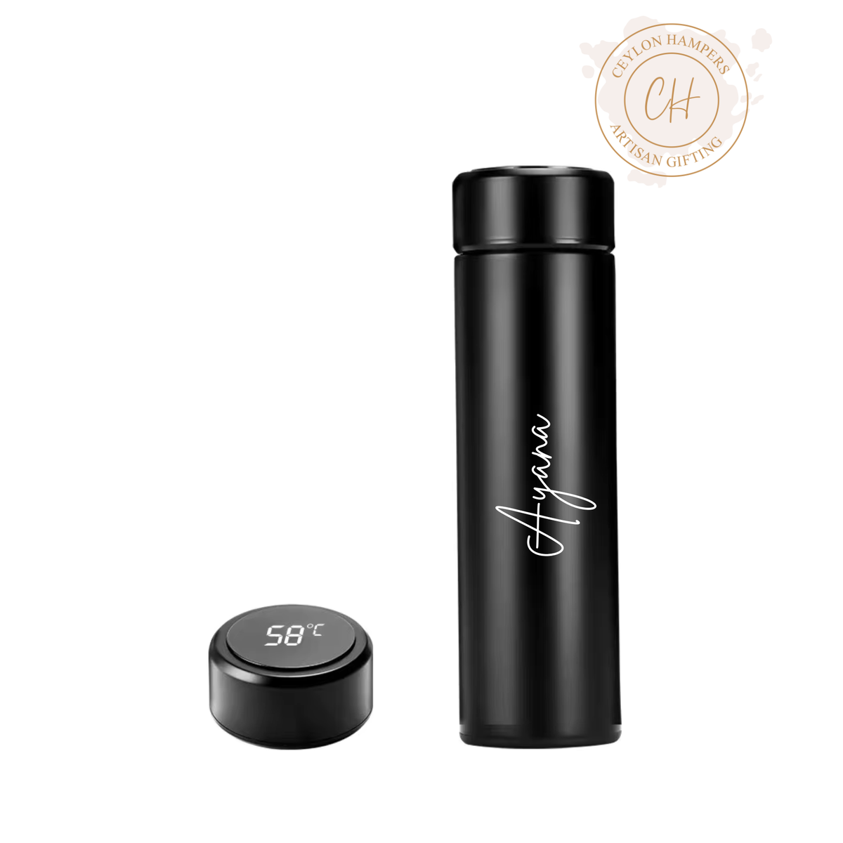 Digital meter bottle by Ceylon Hampers