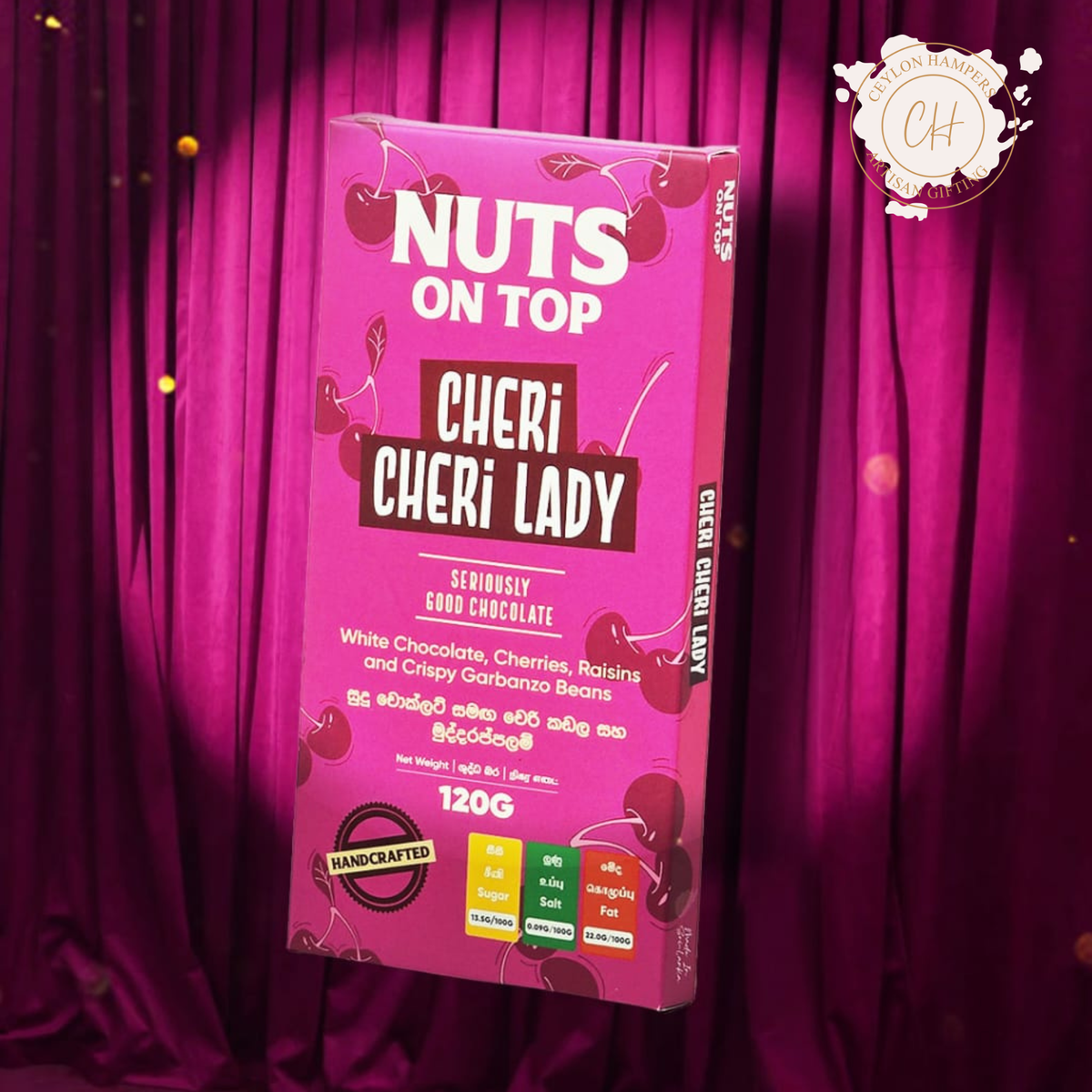 Nuts On Top - Cherri Lady Chocolate bar