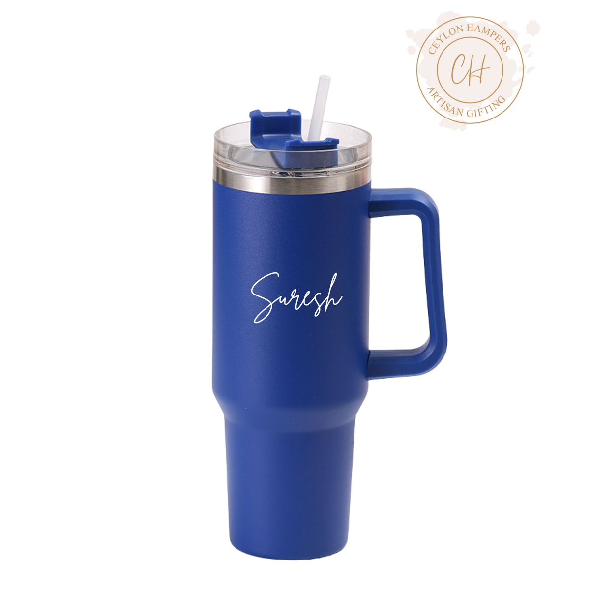 Blue Tumbler - 1.2 L with custom name