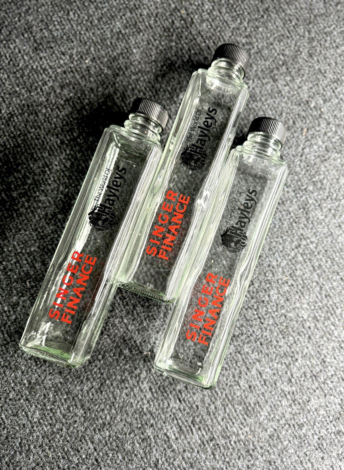 Custom 375 ml Glass Bottle With Eco Print