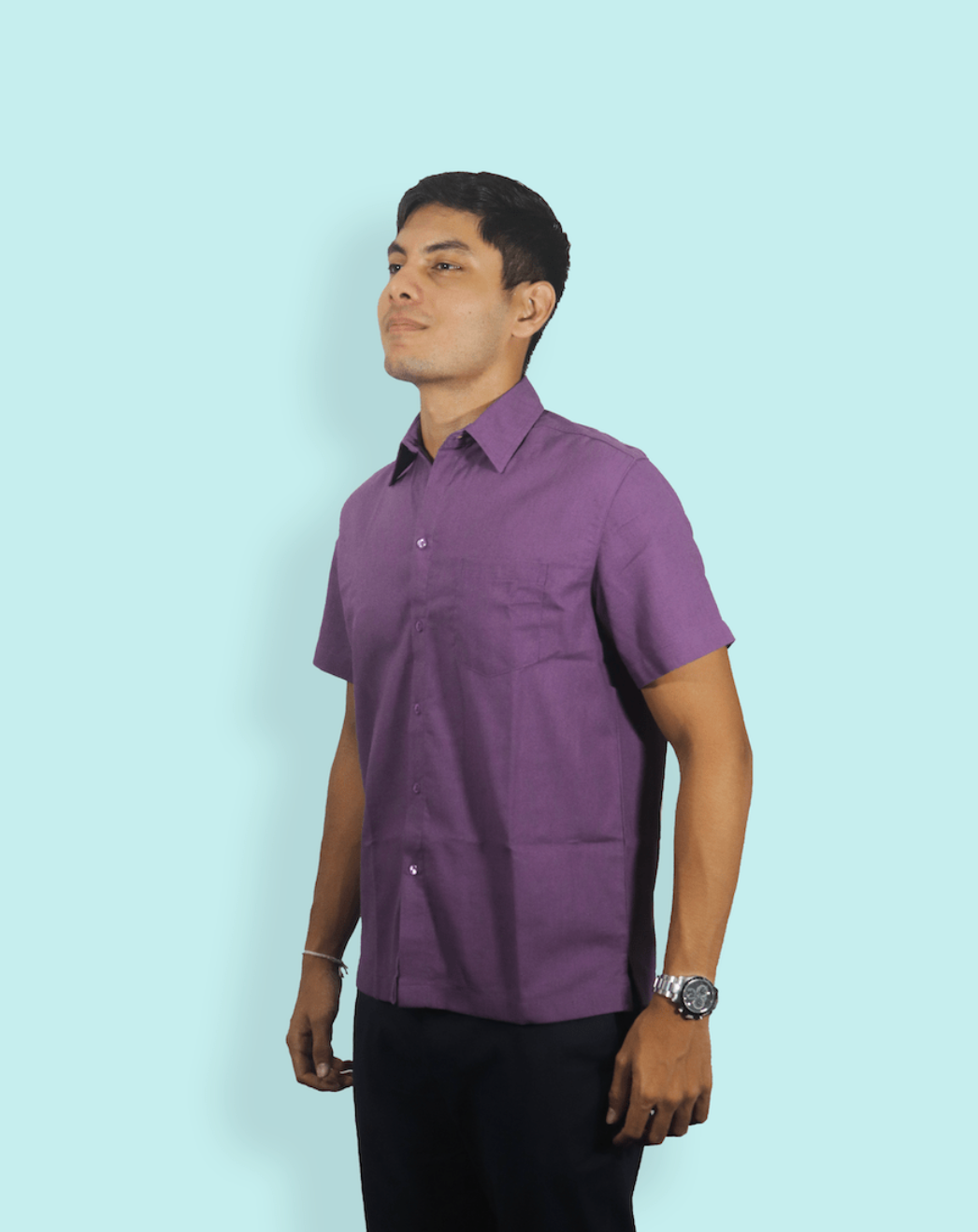 Purple Linen Shirt