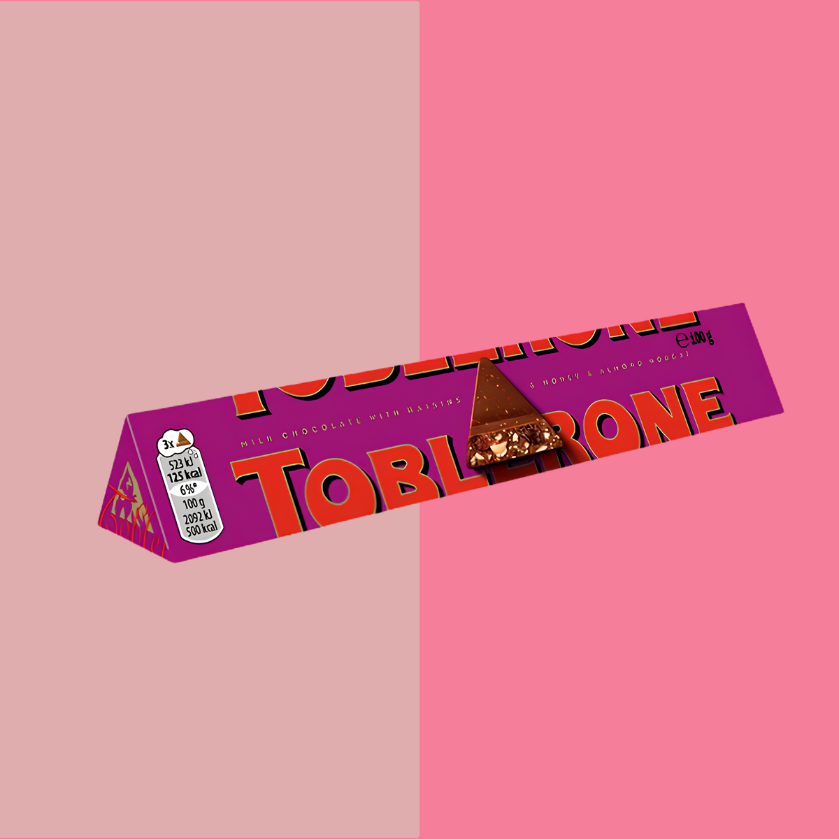 TOBLERONE MILK CHOCOLATE FRUIT & NUT NOUGAT