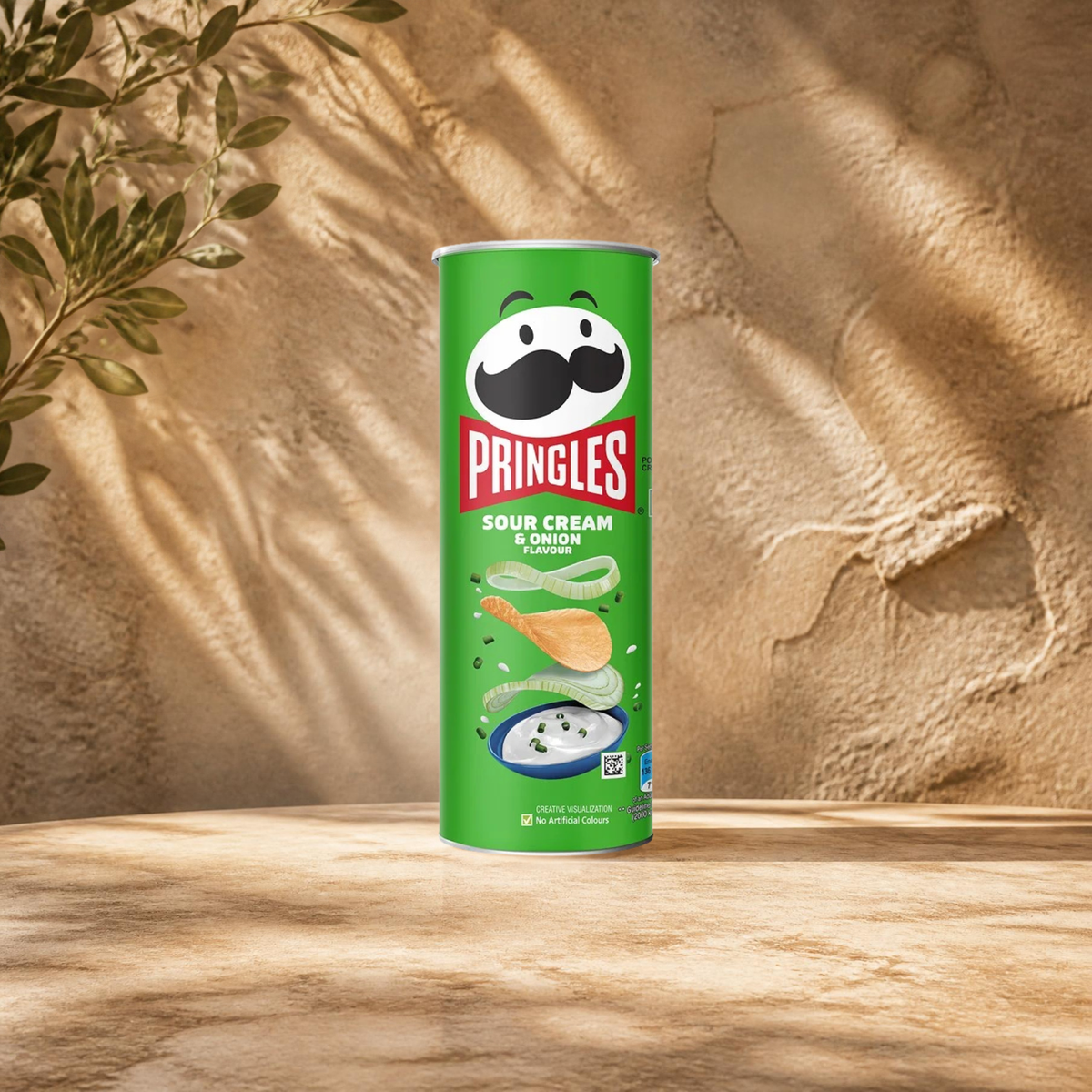 Pringles Sour Cream & Onion Chips 165g