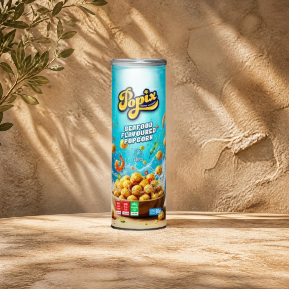 Popix Seafood Flavored Popcorn 80g