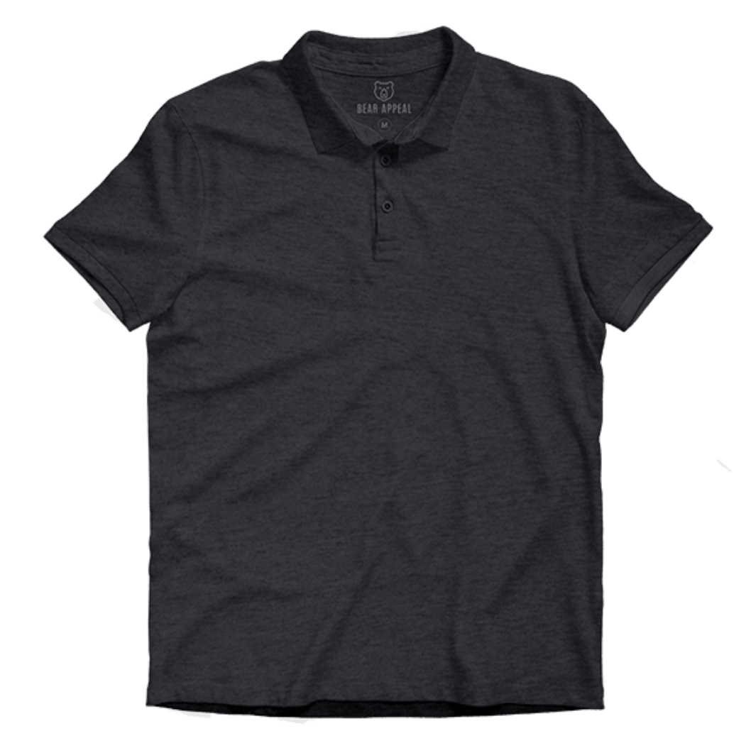 Charcoal Grey Lite Polo Tshirt