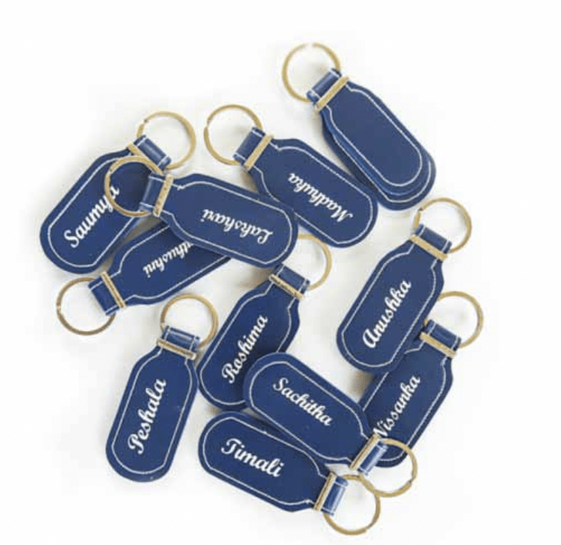 Customized Leather Key Tags