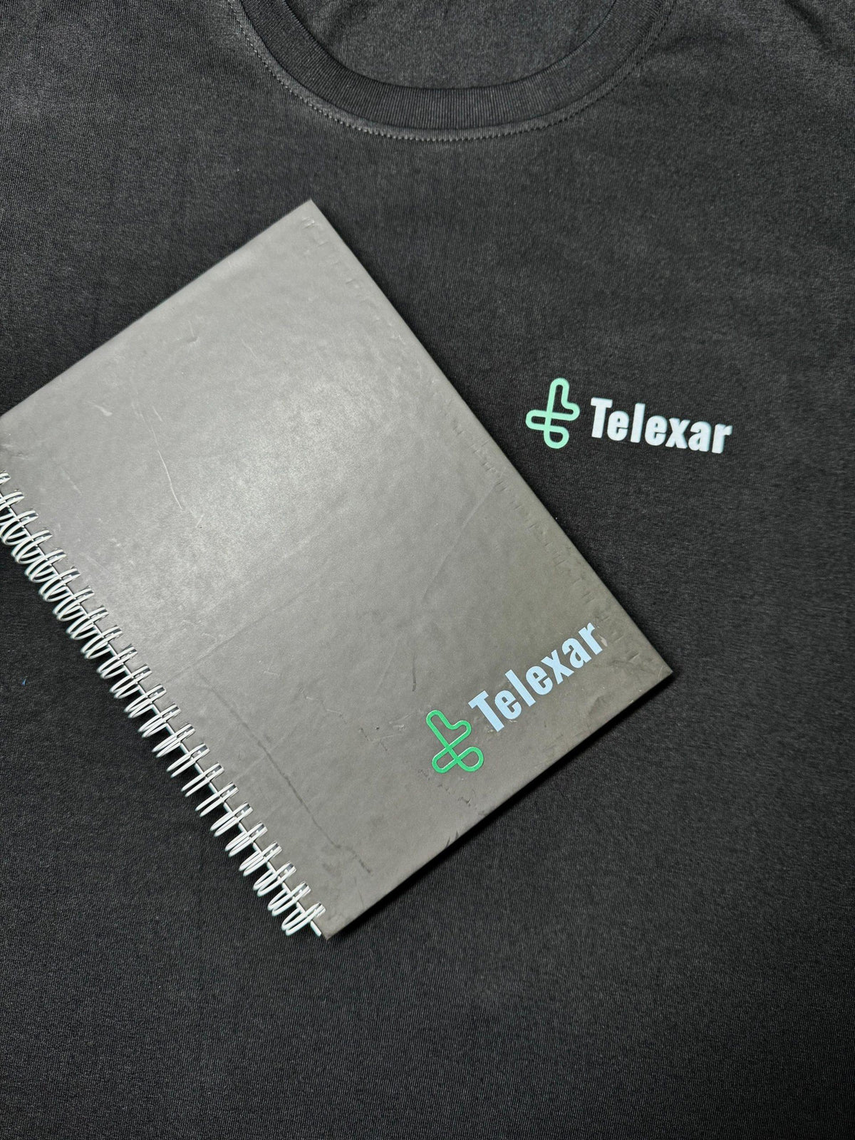 Note Book And Crew Neck T-Shirt