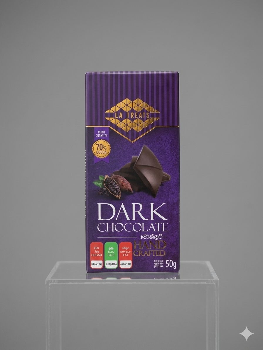 La treat dark chocolate pack 50g