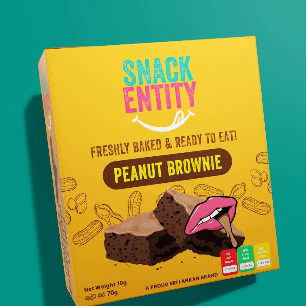 Peanut brownie by Snack Entity